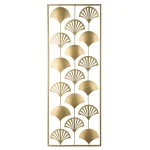 Déco murale "Feuilles" Doré, 30x80 cm