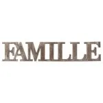 Mot à poser ''Famille'', bois 59,5x11,7 cm