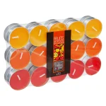Lot de 30 bougies parfumées Fruits exotiques, 350g