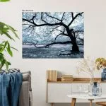 Tableau “Blue Tree” 100 x 70 cm