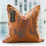 MAGNIFIQUE coussin orange 45+45cm