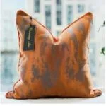 MAGNIFIQUE coussin orange 45+45cm
