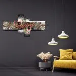 Tableau “Artistic Glow ” 70 X 50 X 2 // 30 X 90 X 2