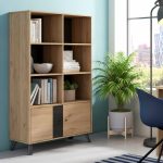 ETAGERE NATURA (14868_EX) NATUREL/BOCAMINA 2P6N L92 P40 H160 cm