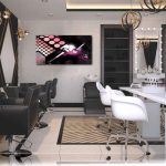 Tableau "Palette Maquillage" 150 x 80 cm