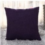 Essentiel coussin AUBERGINE 45+45cm