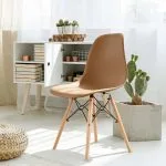 Noe ii chaise Marron 53 x 46 x 82 cm