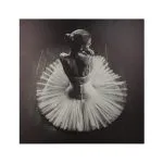 Toile imprimée danseuse 78 x 78 cm