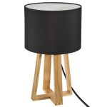 Lampe multipied Molu haut 34,5 cm bois noir