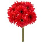 Bouquet 7 gerberas haut 26 cm GERBERA ROUGE