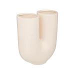 Vase forme U Dolce riviera haut 25 cm céramique