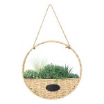 Plante à suspendre diam 40 cm avec pot naturel