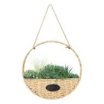 Plante à suspendre diam 40 cm avec pot naturel