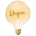 Ampoule LED à poser filament mot Dream G125 ambre