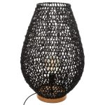 Lampe à poser Etel haut 55 cm PPR noir