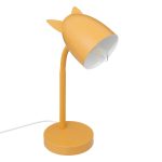 Lampe à poser à oreilles haut 31 cm métal ocre