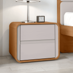 LOOP Table de chevet  ALMOND CL/OFF WHITE