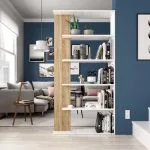 Alida (KIT) étagère de rangement blanc et chêne 0f2252a