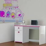 SANSA - Bureau pour enfant - Blanc / violet