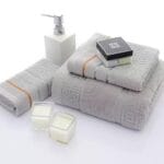 Ensemble belo 3 pieces en coton GRIS
