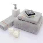 Ensemble belo 3 pieces en coton GRIS