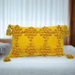 Soleil coussin rectangulaire 35 x 50 cm