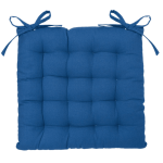 Galette de chaise  Bleu, 38x38 cm