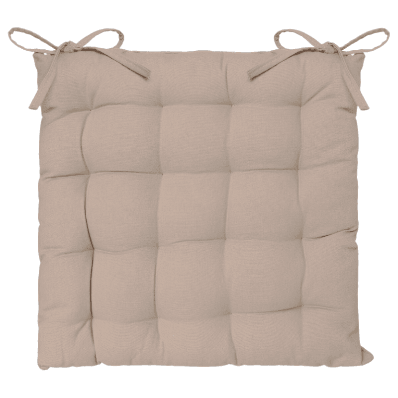 Galette de chaise  Beige , 38x38 cm