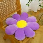 Coussin Decoratif Tournesol VIOLET D 40 cm