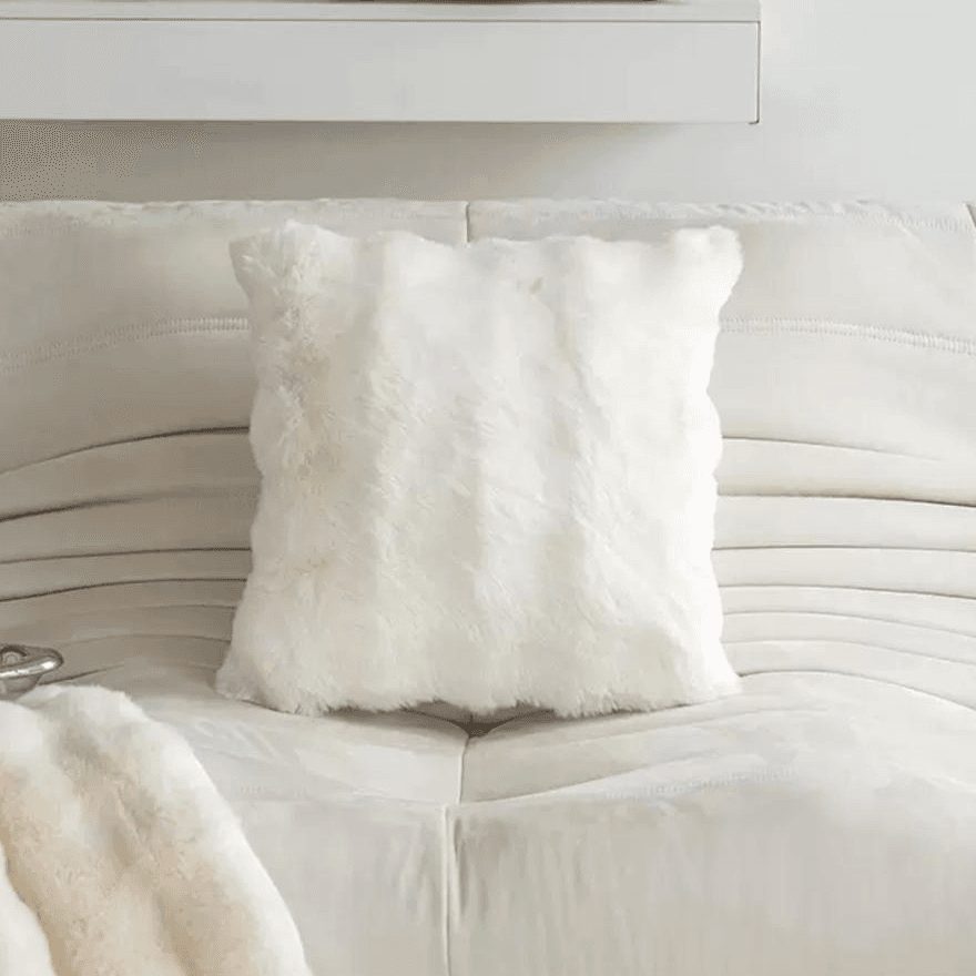 Coussin Highland Blanc 45x45cm