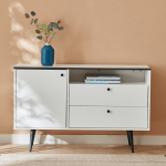 BRADY Buffet Blanc L 120 cm