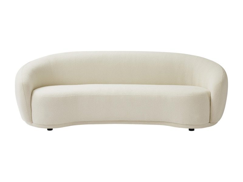 Bovana Ensemble Canapé (3+3+1)Pl Beige En Tissu Bouclette – Image 4