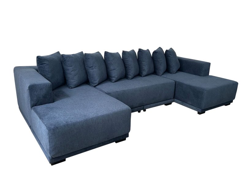 Cedric Canapé D'Angle L325 Cm Bleu - Full Compressé – Image 6