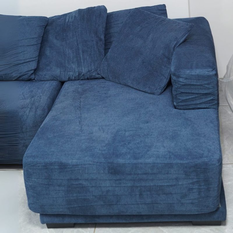 Cedric Canapé D'Angle L325 Cm Bleu - Full Compressé – Image 4