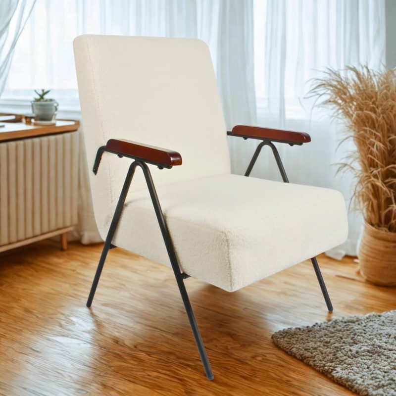 Fauteuil De Detente Mikos 1Pl Beige – Image 1