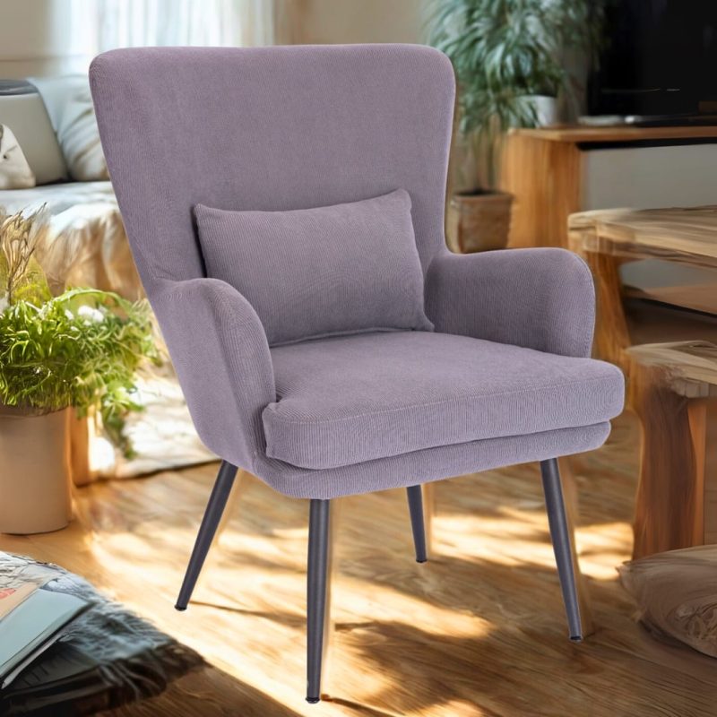 Fauteuil De Detente Jessy 1Pl Gris – Image 1