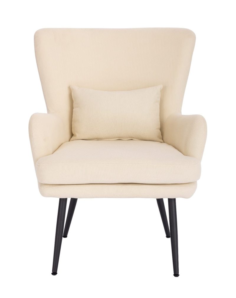 Fauteuil De Detente Jessy 1Pl Beige – Image 2
