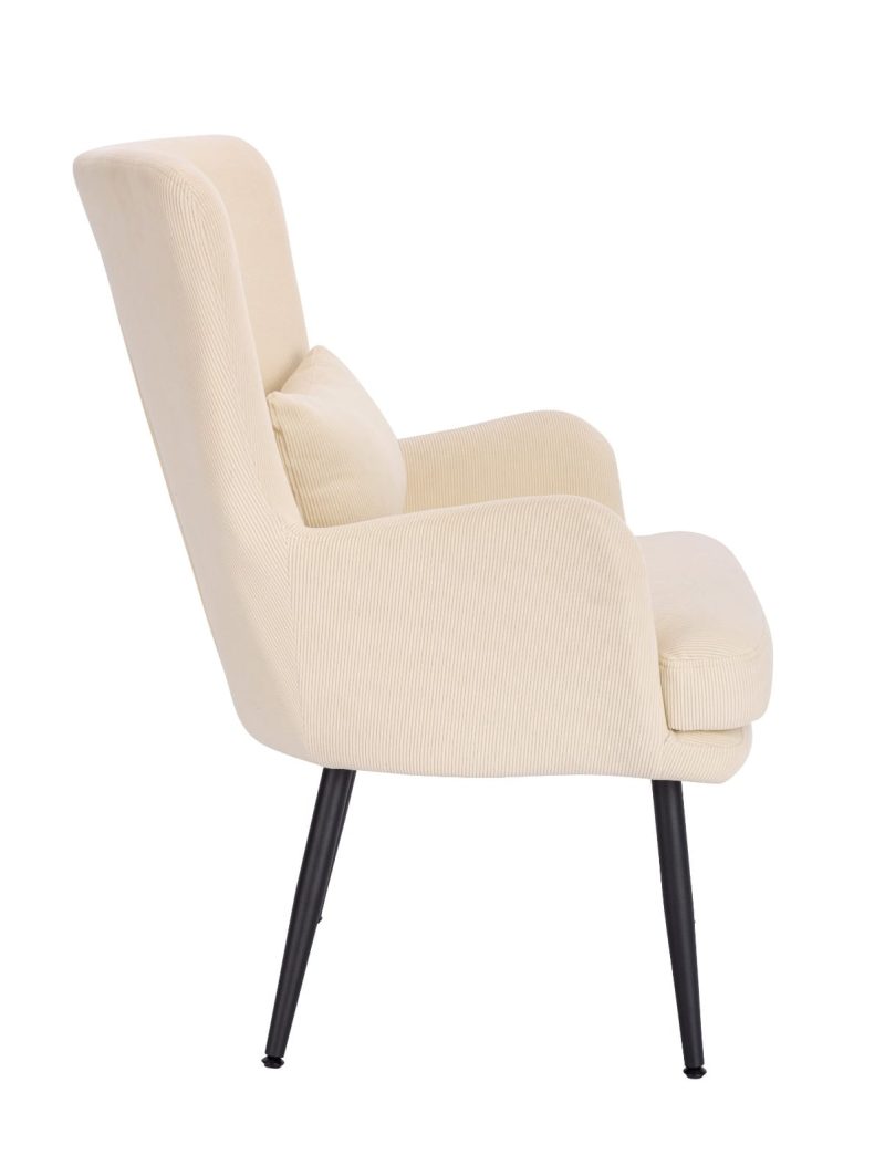 Fauteuil De Detente Jessy 1Pl Beige – Image 4
