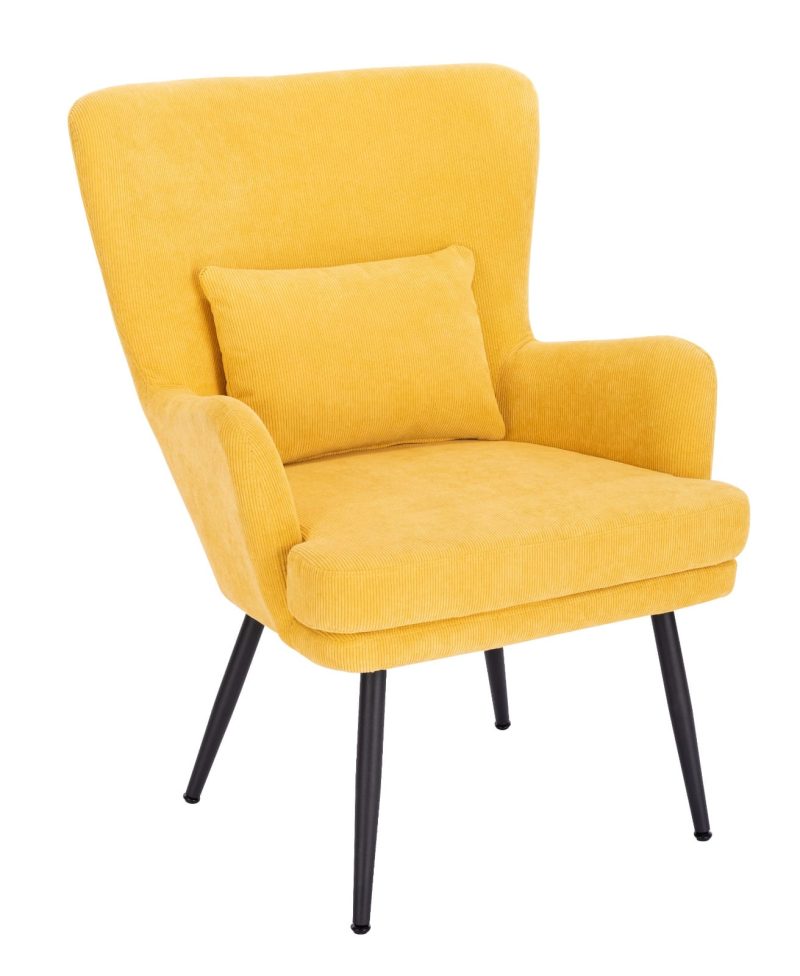 Fauteuil De Detente Jessy 1Pl Jaune – Image 5