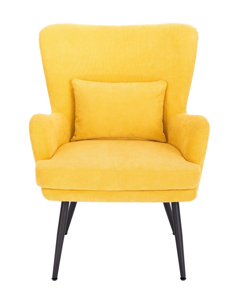 Fauteuil De Detente Jessy 1Pl Jaune – Image 2
