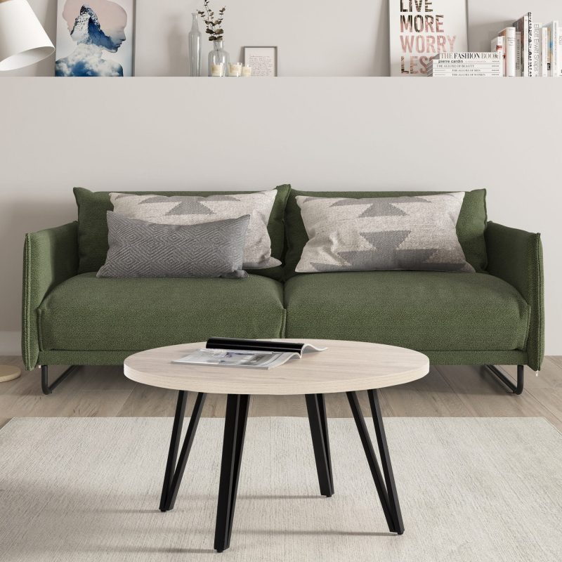 SINDI Table Basse Ronde 80CM SAHARA (16417_EX)