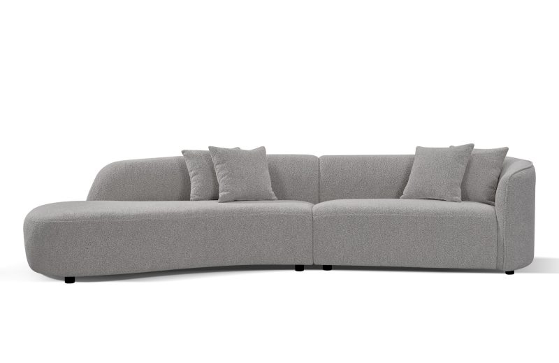 Ensemble San Marino 5 Places + Kobe Fauteuil 1 Place - Gris – Image 4