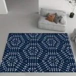 Tapis BLUE CIRCLE 160 x 230 cm  (120120)