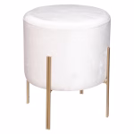 LIVING IV - Tabouret en velour
