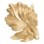 Poisson déco "Jiling" Doré, H.12 cm