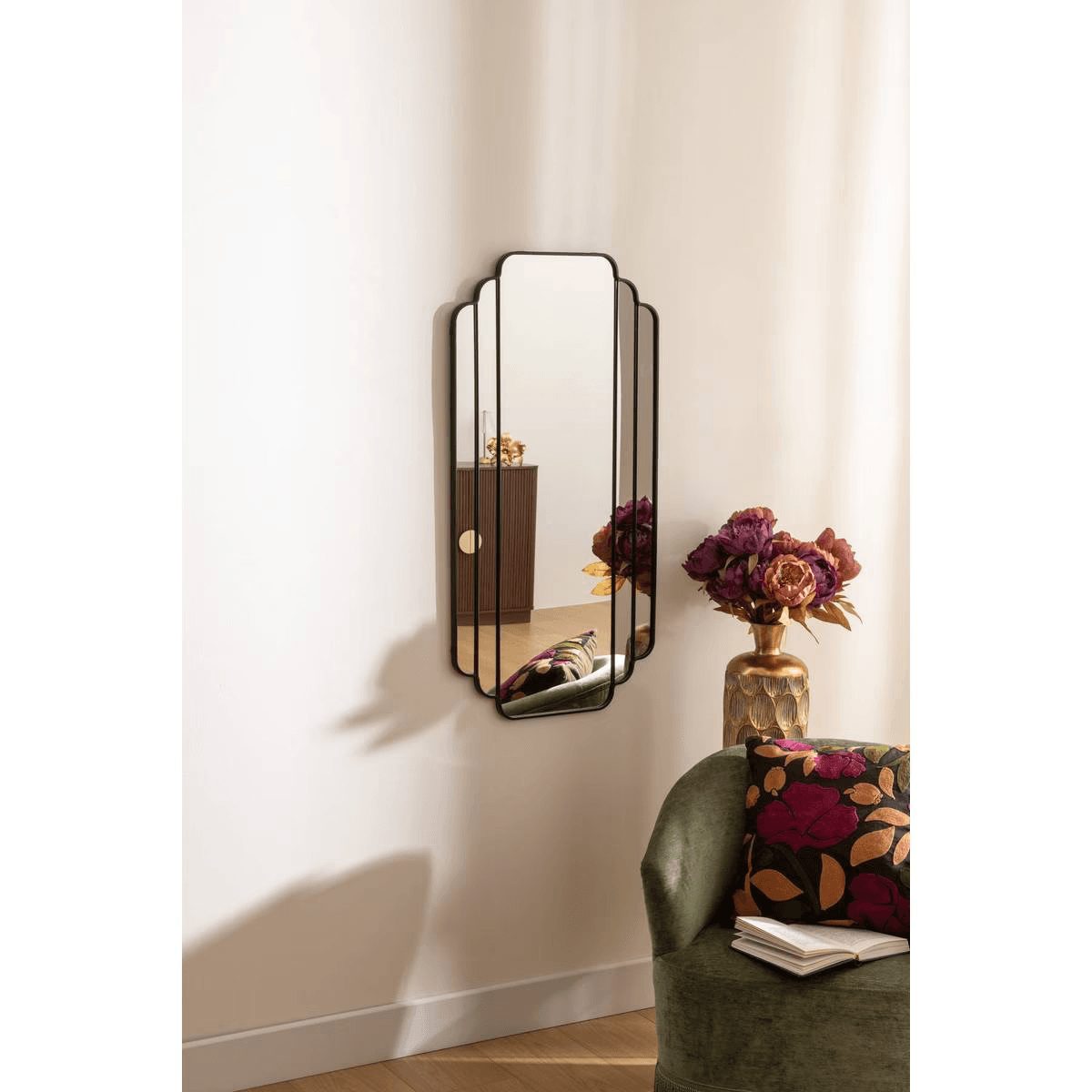 image_2026-01-16_121534171 Miroir mural "Benedita" Noir, 100x50 cm – Image 1