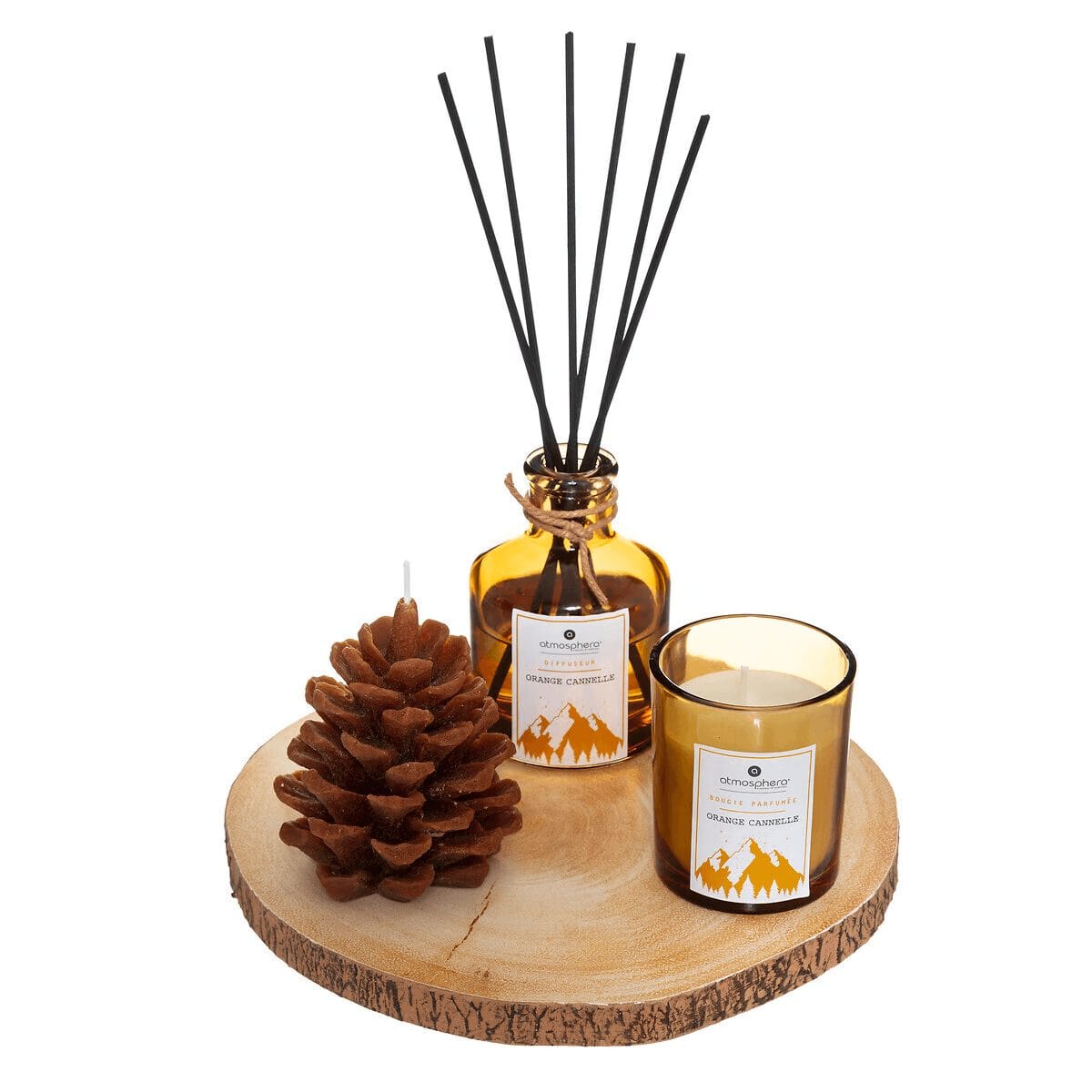 Coffret senteur plat wild - Orange et canelle