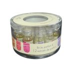 Brûle-parfum avec 12 huiles Transparent, 10ml
