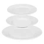 Service de table "Perle" 18 Pièces, Blanc