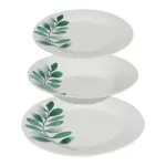 Service de table "Vegetal" 18 Pièces, Blanc